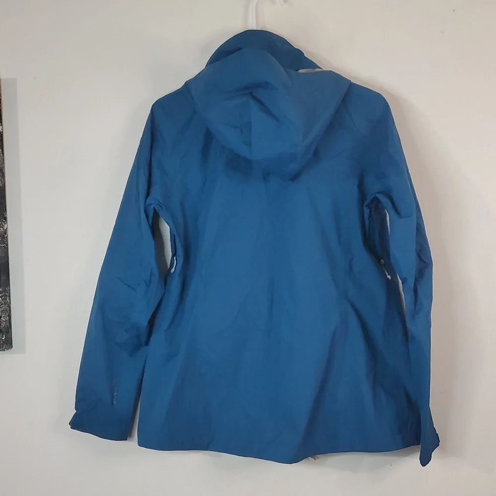 Rei Co-Op Peak 2.5L Rain Jacket Size Small Womens Blue/Green - Picture 13 of 15